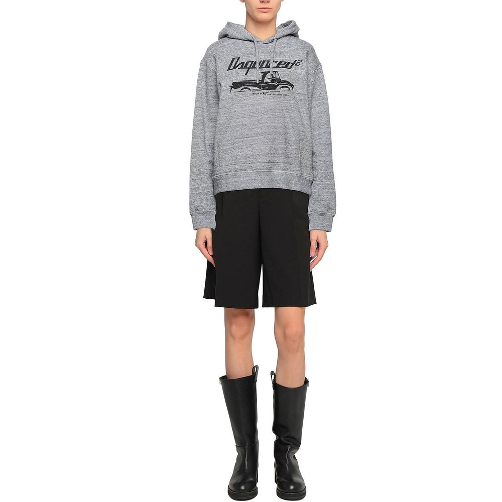 Dsquared² Gray Cotton Sweatshirt