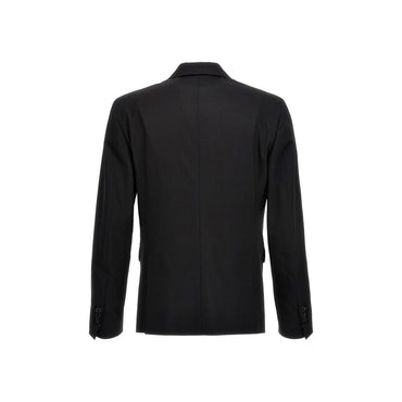 Dsquared² Black Elastane Two-Piece Suit