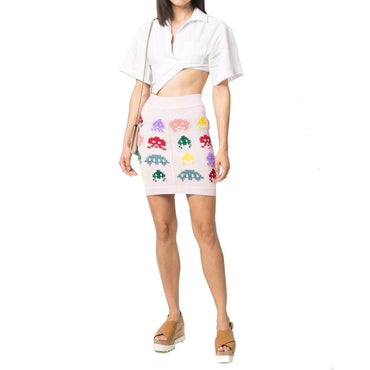 Stella McCartney Multicolor Cotton Mini Skirt