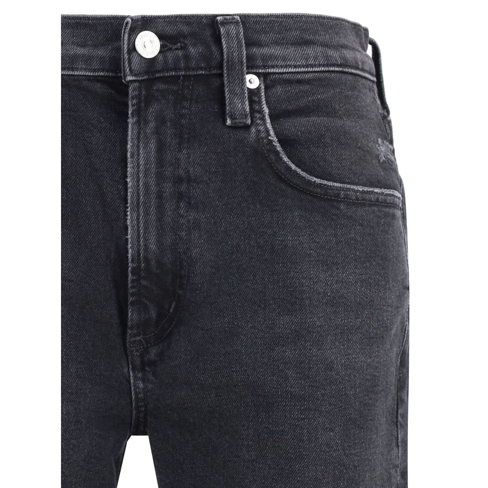Citizens of Humanity Blue Cotton Straight-Leg Jeans