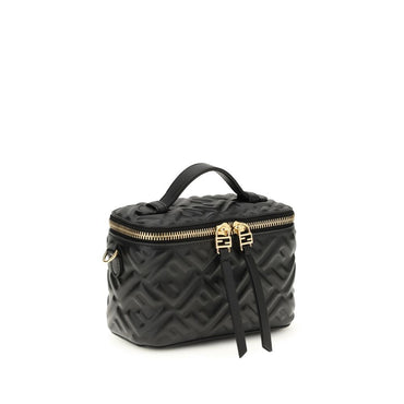 Fendi Black Calf Leather Bos Taurus Shoulder Bag
