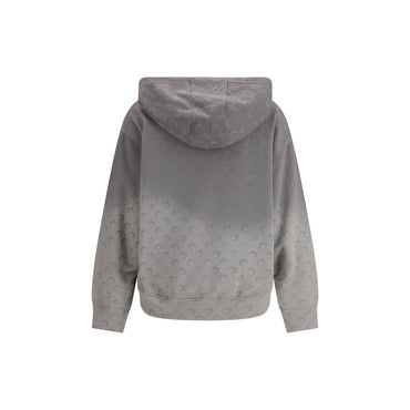 Marine Serre Gray Cotton Sweatshirt
