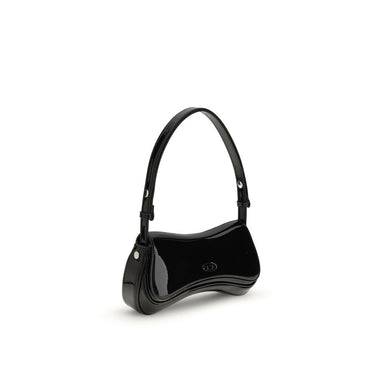 Diesel Black Polyethylene Clutch Bag