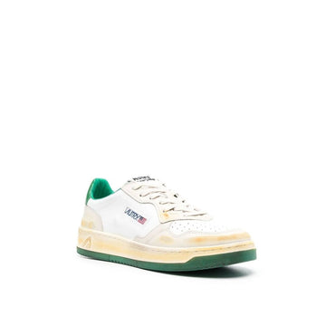 Autry White Leather Low Top Sneakers