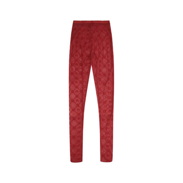 Marine Serre Red Polyamide Socks
