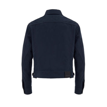 Tom Ford Blue Cotton Shell Jacket