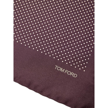 Tom Ford Bordeaux Silk Clutch Bag