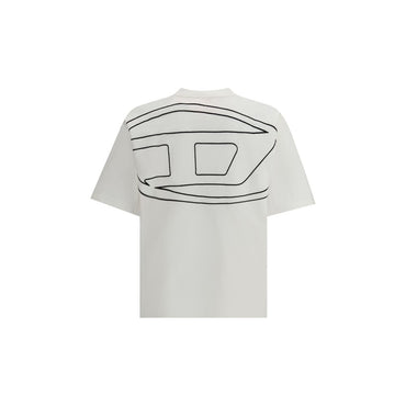 Diesel White Cotton T-Shirt