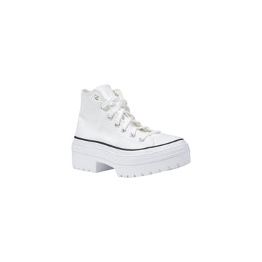 Converse White Fabric Chunky Sneakers