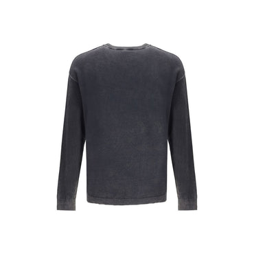 Diesel Gray Cotton Sweatshirt