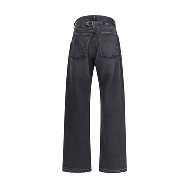 Margiela Black Cotton High-Waisted Jean
