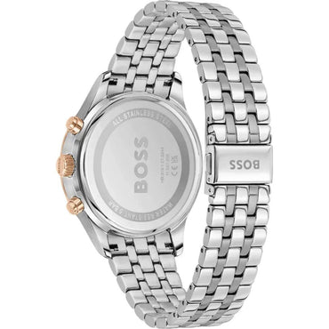 Hugo Boss Gray Stainless Steel Dress Watch