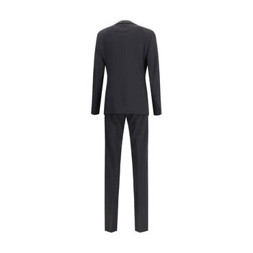 Giorgio Armani Black Fleece Wool Clothing