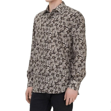 Tom Ford Green Cotton Pattern Shirt