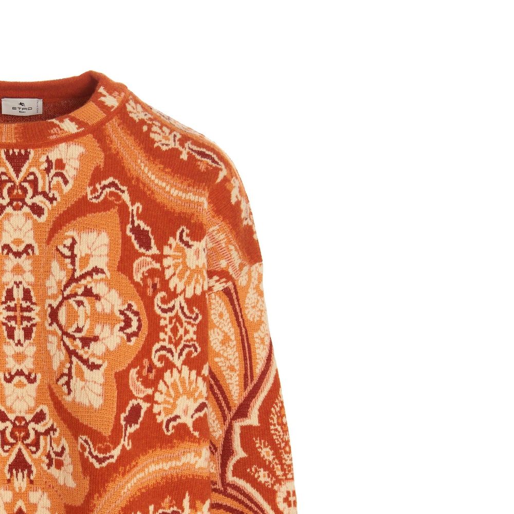 Etro Orange Polyamide Sweatshirt