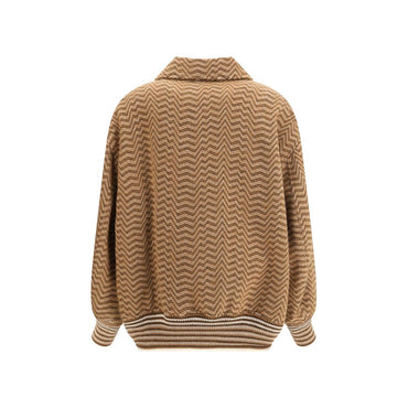 Missoni Brown Wool Bomber