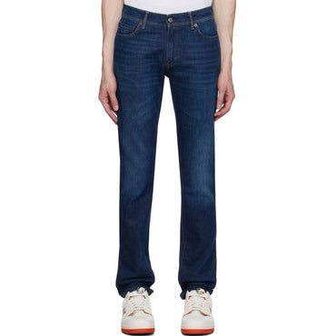 Acne Studios Blue Cotton Slim Fit Jeans