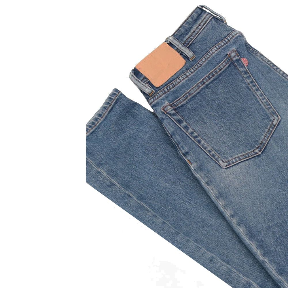 Acne Studios Blue Cotton Skinny Jeans