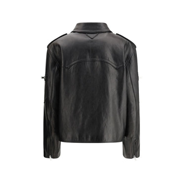 Prada Black Leather Jacket