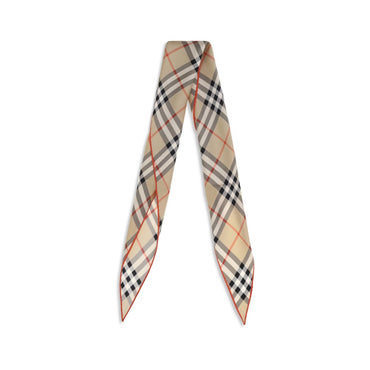Burberry Beige Silk Scarf