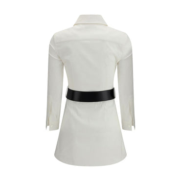Balenciaga White Cotton Casual Dress