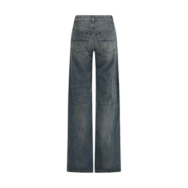 Balenciaga Blue Cotton Jeans Denim