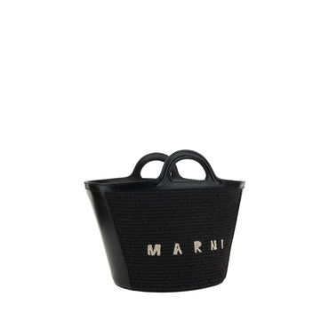 Marni Black Cotton Shoulder Bag
