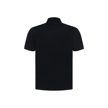 Thom Browne Blue Cotton Polo Shirt