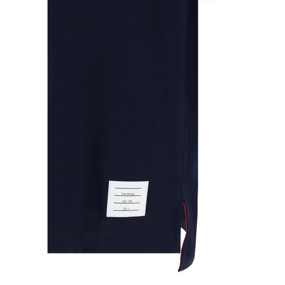 Thom Browne Blue Cotton T-Shirt