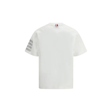 Thom Browne White Cotton T-Shirt