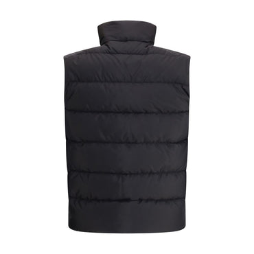 Prada Black Recycled Polyamide Sleveless Jacket