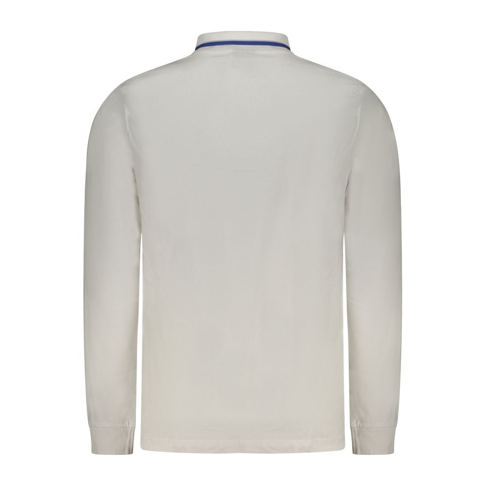 Norway 1963 White Cotton Men Polo Shirt