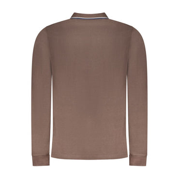 Norway 1963 Brown Cotton Men Polo Shirt
