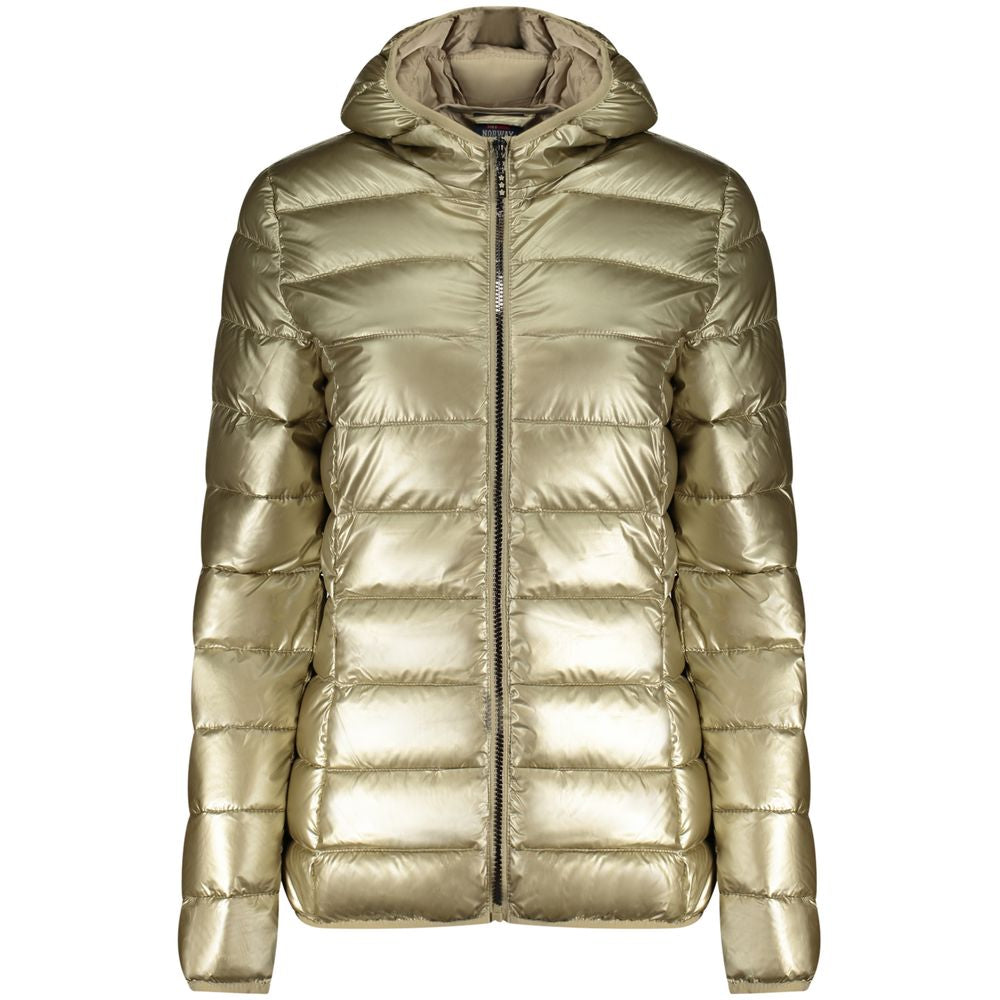 Norway 1963 Gold Polyamide Women Jacket