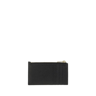 Saint Laurent Black Calf Leather Bos Taurus Wallet