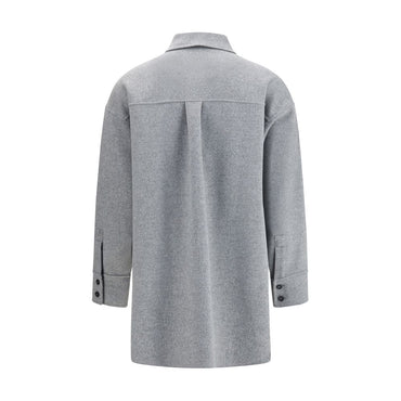 Max Mara Gray Wool Shirt