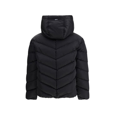 Herno Black Polyester Jackets And Coat