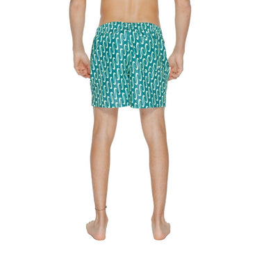 Nike Green Polyester Swim Shorts