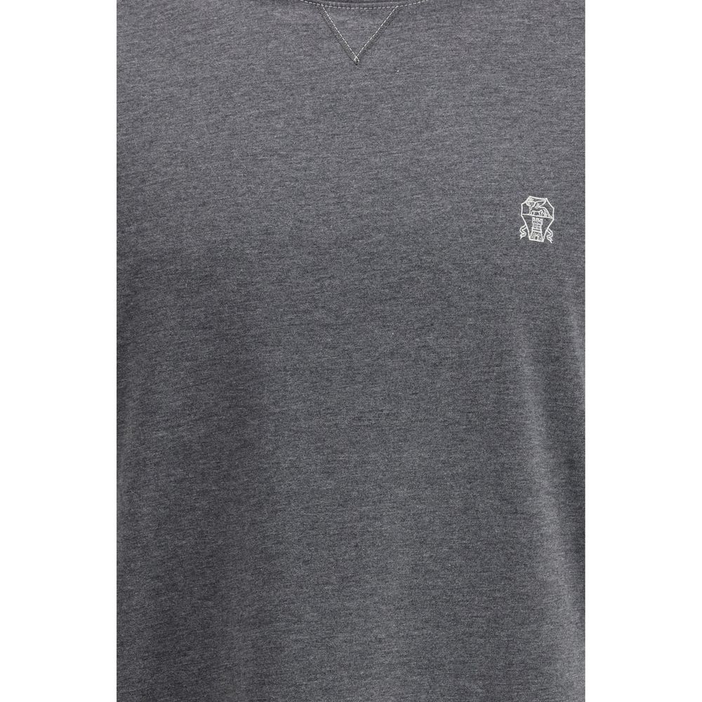 Brunello Cucinelli Gray Cotton Clothing
