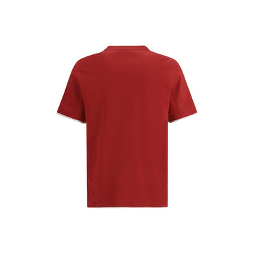 Brunello Cucinelli Red Cotton Clothing