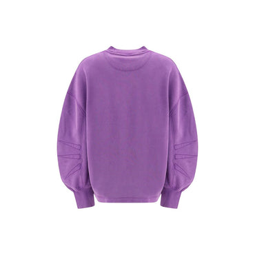The Attico Purple Cotton Sweatshirt