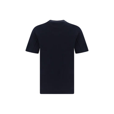 Brunello Cucinelli Blue Cotton T-Shirt