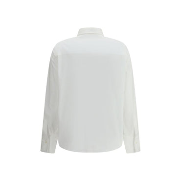 Brunello Cucinelli White Cotton Dress Shirt
