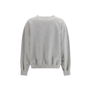 Ganni Gray Cotton Sweatshirt