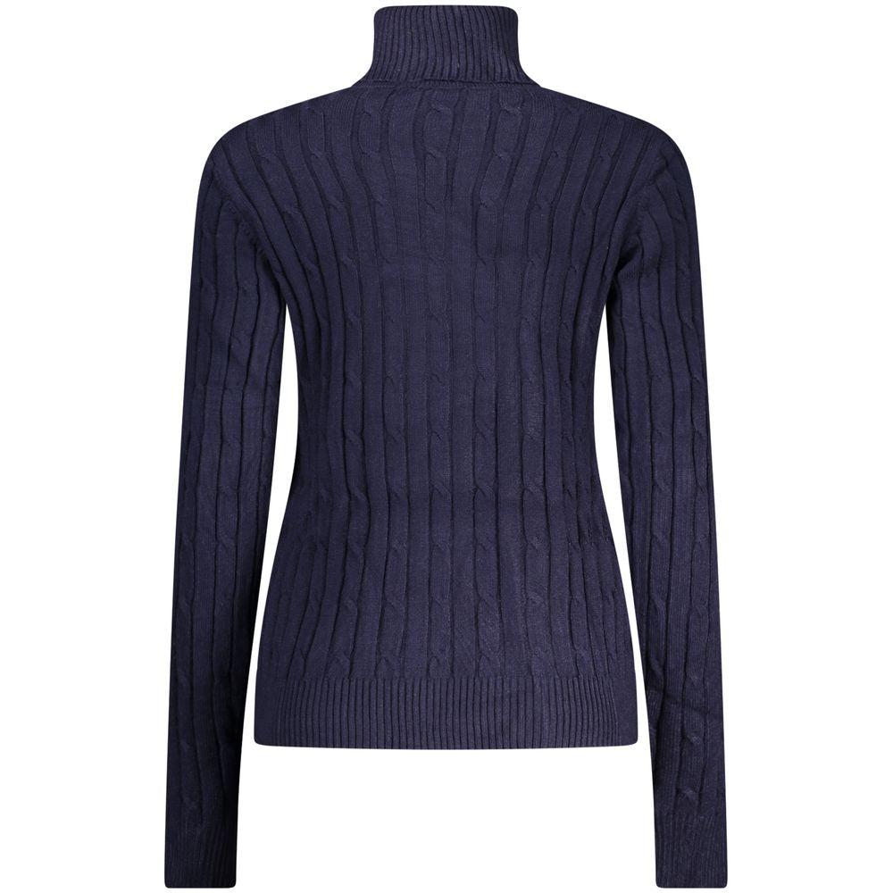 Norway 1963 Blue Polyester Sweater