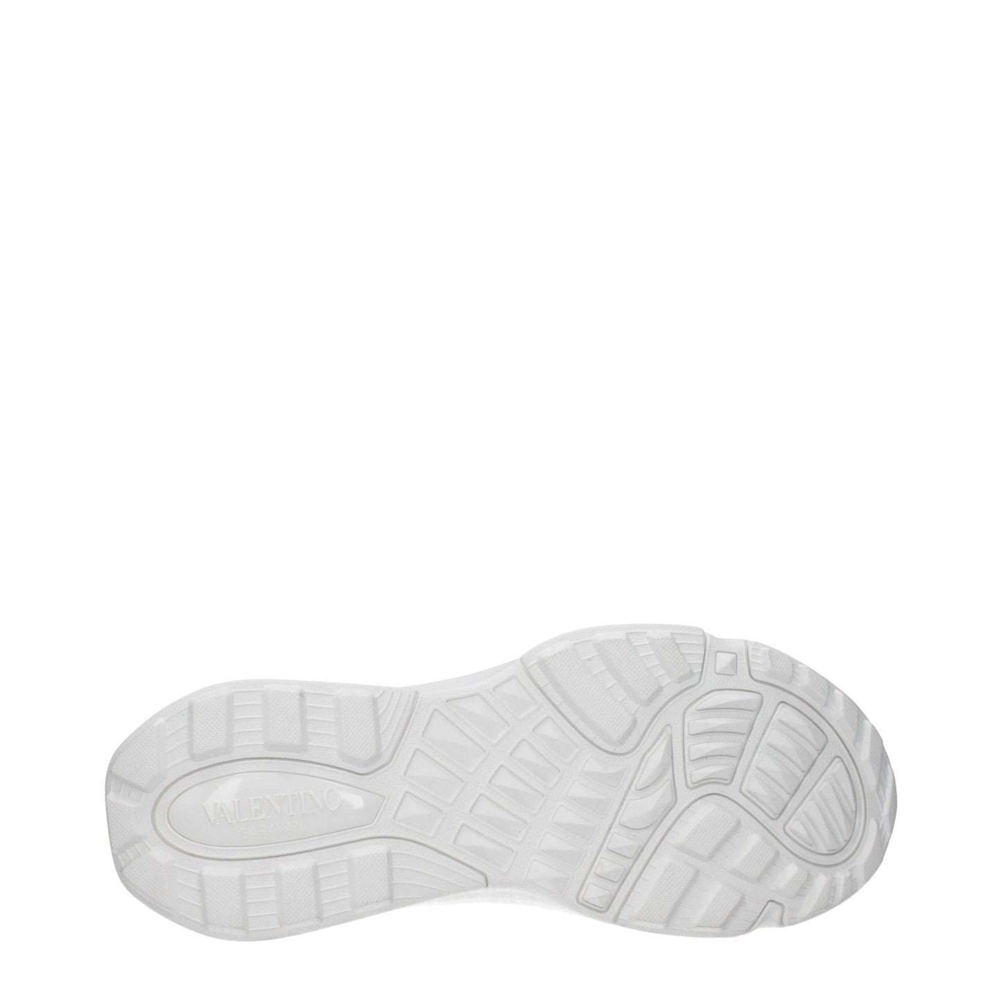 Valentino Garavani White Fabric Athletic Sneakers