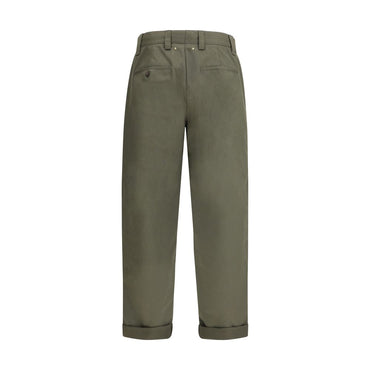 Golden Goose Green Cotton Chino Pants