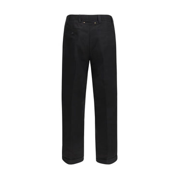 Golden Goose Black Cotton Chino Pants