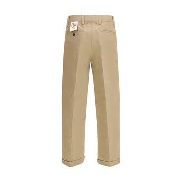 Golden Goose Bicolor Cotton Chino Pants