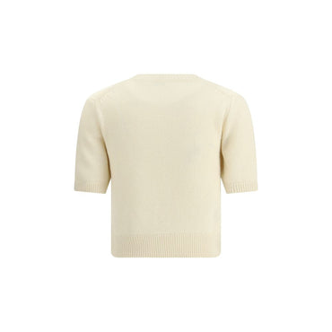 Burberry Cream Wool Sweatshirt